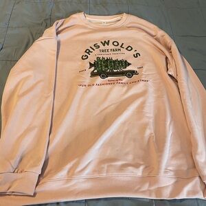 Sweatshirt Griswold Christmas XXL Pink new